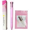 BeauFairy Penna per Trucco 4 in 1, Multi-funzione Makeup Matita di Bellezza con Ricarica, Eyeliner, Matita per Sopracciglia, Matita per Labbra Penna Evidenziatore, Crea un Trucco di Lunga Durata