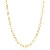 LUXURY MILANO Collana alexandra in argento maglia a cerchi