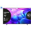 Samsung QLED 75'' QE75Q6FAAUXZT 4K, Processore Q4 Lite, 4K Upscaling, Color Booster, OTS Lite, Metal Stream Design, Smart TV, 2025