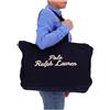Polo Ralph Lauren Borsa tote navy in tela con logo - TU NEWPORTNAVY - POLO RALPH LAUREN 15556060101 - C - M001