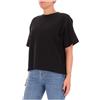 Polo Ralph Lauren T-shirt nera a costine in cotone