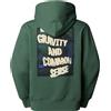 The North Face Felpa verde Heritage Graphic Relaxed
