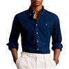 Polo Ralph Lauren Camicia in popeline stretch Custom Fit blu