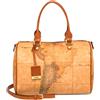 Alviero Martini Bauletto marrone stampa Geo - - ALVIERO MARTINI 1115804 - A
