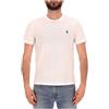 Polo Ralph Lauren T-Shirt Custom Slim fit bianca con logo