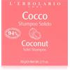 L'Erbolario LErbolario Solid Shampoo - Cocco per Unisex - 2 oz Shampoo