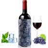 SilverChry Glacette per Vino, Raffredda Bottiglie Vino, Manicotto Raffreddatore per Bottiglie Vino, Borsa Ghiaccio Termica per Vino o Champagne, Wine Cooler - Raffreddamento Rapido (blu)