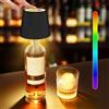 Blakapoo Lampada per Bottiglie Senza Fili LED, Lampada Scrivania Touch Dimmable RGB, Ricarica USB-C, Lampadina Decorativa per Camera Da Letto, Festa, Bar, Ristorante, Impermeabile, 1 Pezzo