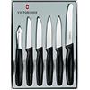 Victorinox Set di coltelli per verdura Standard, 6 pezzi, Lama extra affilata, Adatto alla lavastoviglie, Fabbricato in Svizzera