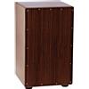 Peace Cajon Stile Flamenco Tavola Legno Noce Scuro 30 x 30 x 50 cm corde interne New