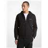 Michael Kors per uomo. [CT4524K5MF] Felpa con zip a righe nere, Nero, Casual, Cotone, Manica lunga
