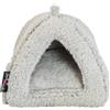 JACK AND VANILLA, Cestello per Cani, Modello Shell Igloo, Colore Grigio Conchiglia, Dimensione 37x37x37cm