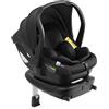 hauck Ovetto Neonato Drive N Care Set con Base Isofix Inclusa - Seggiolino Auto dalla Nascita Approvato UN ECE R 129-03 - Per Bambini da 40 a 87 cm, Riduttore Seduta Incluso - Nero