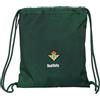 safta Real BETIS - Zaino per sacco sportivo, chiusura con lacci, zaino, ideale per bambini di diverse età, comodo e versatile, qualità e resistenza, 35 x 45 cm, colore verde, Verde, Estándar, Casual