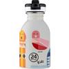 24Bottles Kids - Borraccia per bambini con cannuccia, 250 ml, thermos per bambini 24 h Cold 12 h Hot, bottiglia d'acqua 100% coperchio sigillato, borraccia ecologica in acciaio inox, Best Friend