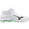 MIZUNO scarpe MIZUNO Wave voltage mid bianco/verde