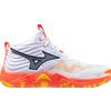 MIZUNO scarpe MIZUNO Wave momentum elite mid bianco/arancio