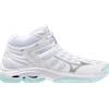 MIZUNO scarpe MIZUNO Wave voltage mid w bianco/verde