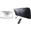 ZLYFCL Parasole Auto Ombrello per Audi Q5 8R 2008-2012, Parasole Auto Parabrezza Interno, Anti-UV, Pieghevole Parasole per Auto Parabrezza