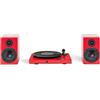 PRO-JECT JUKE BOX E1 HIFI SET RED HIGH GLOSS NUOVO