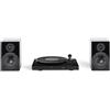 PRO-JECT JUKE BOX E1 HIFI SET BLACK HIGH GLOSS NUOVO