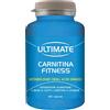 Ultimate Carnitina Fitness Integratore Alimentare Pre Workout, 120 Capsule