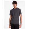 Michael Kors per uomo. [CS5529A5KS] Maglietta con logo nero, Casual, Cotone, Manica corta