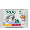 Oasy Umido Gatto Bocconcini - MultiPack ADULT MEAT SELECTION 2 x 85 gr Pollo 2 x 85 gr Agnello Prezzo x 6 unità