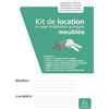 Exacompta Kit dossier de location meublee - contrat de location meublee + etats des lieux