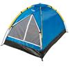 AKTIVE Tenda da campeggio per 2 persone 200x120x100 cm blu, leggera e facile da montare, design igloo con struttura robusta, ventilazione posteriore e borsa per il trasporto (52550)