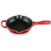 Le Creuset Padella doppio becco Evolution in ghisa vetrificata, Rotonda, diameter 16 cm, Ciliegia, 20182160600422