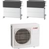 Mitsubishi Electric Condizionatore Mitsubishi Electric SFZ-M Dual a pavimento ad incasso 9000 + 18000 BTU | MXZ-3F54VF 9000+18000 BTU
