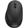 Philips SPK7607 Mouse wireless - Fino a 3200 dpi, 2,4 GHz + Bluetooth 3.0/5.0, clic silenzioso con 7 pulsanti, colore nero