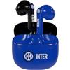 TECHMADE Inter, Cuffie Senza Filo In Ear, auricolari con box ricarica Nero/Azzurro