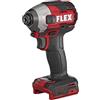 Flex Avvitatore a percussione a batteria ID 1/4 18.0-EC HD C (senza batteria, 18 V, modalità tocco, 3 livelli di coppia, attacco attrezzi 1/4 interno, potente percussione) 520756