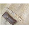 lametta COLTELLO ARTIGIANALE SARDO 23 CM LAMETTA pattada MANICO in CORNO DI MUFLONE