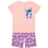 Disney Maglietta Ragazza E Pantaloncini, Maglietta Stitch Bambina E Shorts, Top Ragazza E Short Lilo E Stitch, Vestiti Bambina Etate, Multicolore 5-6 anni