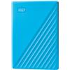 HARD DISK 4 TB ESTERNO MY PASSPORT USB 3.0 2,5' BLU (WDBPKJ0040BBL-WESN)