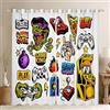 Tbrand Tenda oscurante per sala giochi, tenda termica per camera da letto, per bambini, ragazzi e adolescenti, giochi elettronici, tende termiche, 116,6 x 137,2 cm (larghezza x lunghezza)