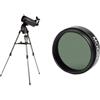 Celestron 22097 NexStar 127SLT-Mak Telescopio portatile computerizzato Maksutov-Cassegrain, grigio & 94119-A Filtro lunare 3 cm Adatto all'osservazione lunare, ai pianeti extra luminosi