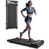 Zeporix Tapis Roulant Elettrico -Tapis Roulant salvaspazio, Tapirulan da Casa Mini Walking Pad Portatile per Camminata e Corsa con 4 modalità di velocità , Telecomando e Display LED, Capacità 120kg