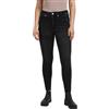 Calvin Klein Donna Jeans High Rise Ankle Skinny Fit, Nero (Denim Black), 24W