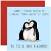 Central 23 - Biglietto Auguri Sei Il Mio Pinguino - Cartolina Romantica e Dolce per Lui Lei Fidanzato Fidanzata Amico Amica - Idea Regalo Amore per Coppia Uomo Donna - Con Adesivi Carini