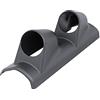 Simoni Racing PSR/4 Portastrumenti Verticale Universale a 2 Fori, Nero