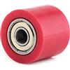 Fydun Guida Ruota tendicinghia Slider Rullo puleggia 8mm / 10mm per Moto Strada ATV(Red 8MM)