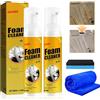 Znnhnn 2Pcs Multipurpose Foam Cleaner (200ml),con Spugna E Asciugamano,Detergenti in Schiuma,Car Interior Cleaner Spray Foam Suitable for Car,Powerful Stain Removal Kit for Car And Kitchen