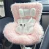 Sbyzm Seggiolino auto per bambole La-bubu da 17 cm, clip di ventilazione per sedile auto per bambole da 10-17 cm, carino seggiolino auto di sicurezza con morbido cuscino per fan delle bambole cieche