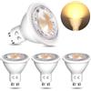 BrightArk Lampadine LED GU10 7W MR16 Lampadina LED 12V Bianca Calda 3000K lampadina Faretto 650LM equivalenti lampada alogena da 65W, Faretto angolo di illuminazione 38°, Non dimmerabile, 4 Pezzi
