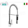 Rubinetto miscelatore monoforo con doccia sospesa alta 440 mm, con braccio orientabile