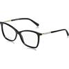 Swarovski Sk5384 Occhiali, Nero luccicante, 72 Donna
